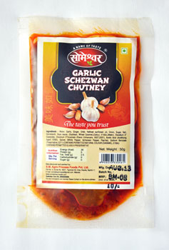 Someshwar Garlic Schezwan Chutney